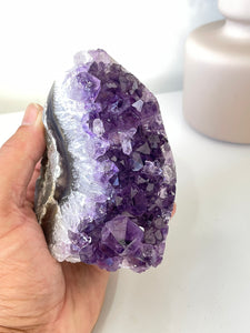 Amethyst Natural Crystal Cluster A288