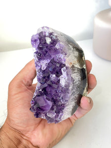 Amethyst Natural Crystal Cluster A288