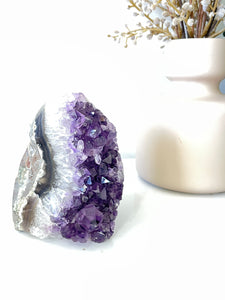 Amethyst Natural Crystal Cluster A288