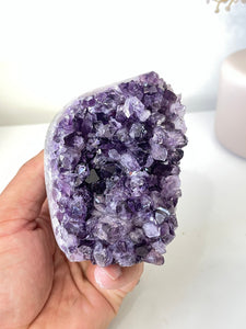 Amethyst Natural Crystal Cluster A289