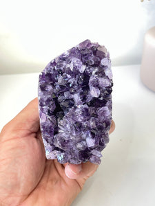 Amethyst Natural Crystal Cluster A289