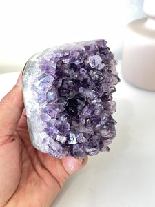 Amethyst Natural Crystal Cluster A289