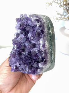 Amethyst Natural Crystal Cluster A293