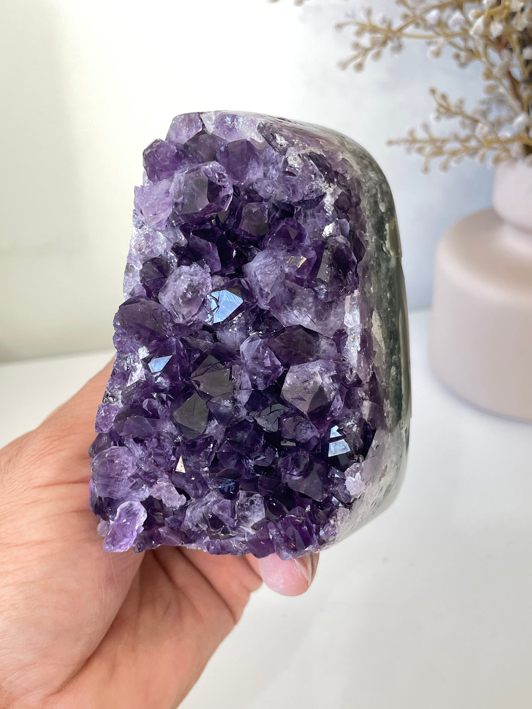 Amethyst Natural Crystal Cluster A293