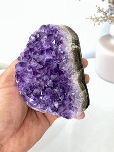 Amethyst Natural Crystal Cluster A294