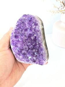 Amethyst Natural Crystal Cluster A294