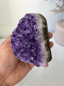 Amethyst Natural Crystal Cluster A294