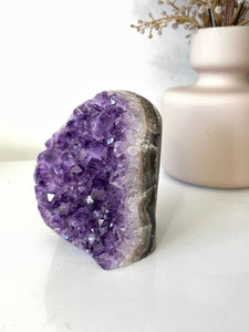 Amethyst Natural Crystal Cluster A294