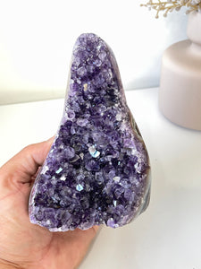 Amethyst Natural Crystal Cluster A295