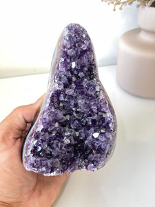 Amethyst Natural Crystal Cluster A295