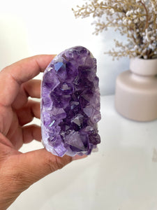 Amethyst Natural Crystal Cluster A286