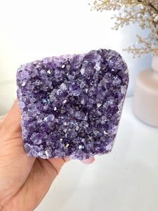 Amethyst Natural Crystal Cluster A296