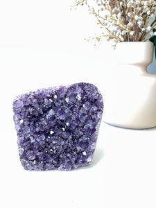 Amethyst Natural Crystal Cluster A296