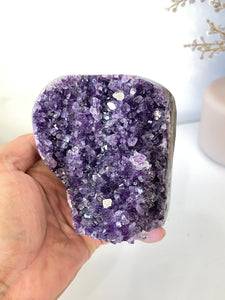 Amethyst Natural Crystal Cluster A297