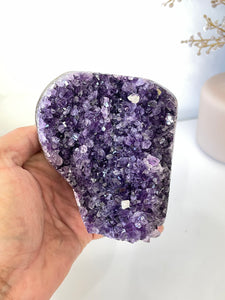 Amethyst Natural Crystal Cluster A297