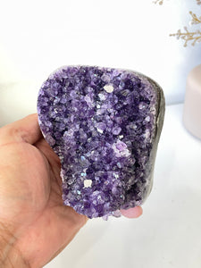 Amethyst Natural Crystal Cluster A297