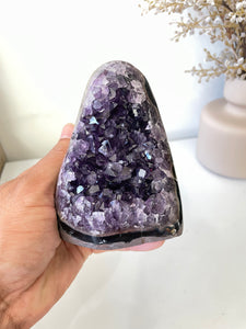 Amethyst Natural Crystal Cluster A298