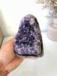 Amethyst Natural Crystal Cluster A298