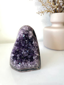 Amethyst Natural Crystal Cluster A298