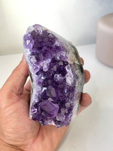 Amethyst Natural Crystal Cluster A288