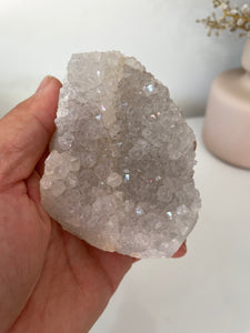 Natural Anandalite 'Iris aka Rainbow Quartz' Crystal Cluster Rare AN006