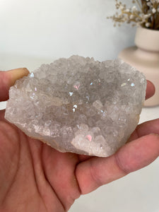 Natural Anandalite 'Iris aka Rainbow Quartz' Crystal Cluster Rare AN006