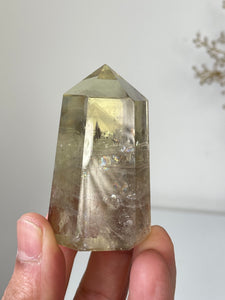 Phantom Citrine Crystal Tower T112a