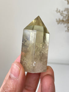 Phantom Citrine Crystal Tower T113a