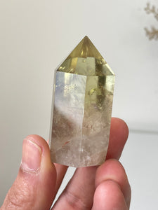 Phantom Citrine Crystal Tower T113a