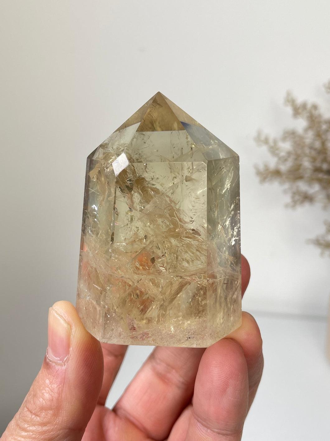 Citrine Crystal Tower T108a