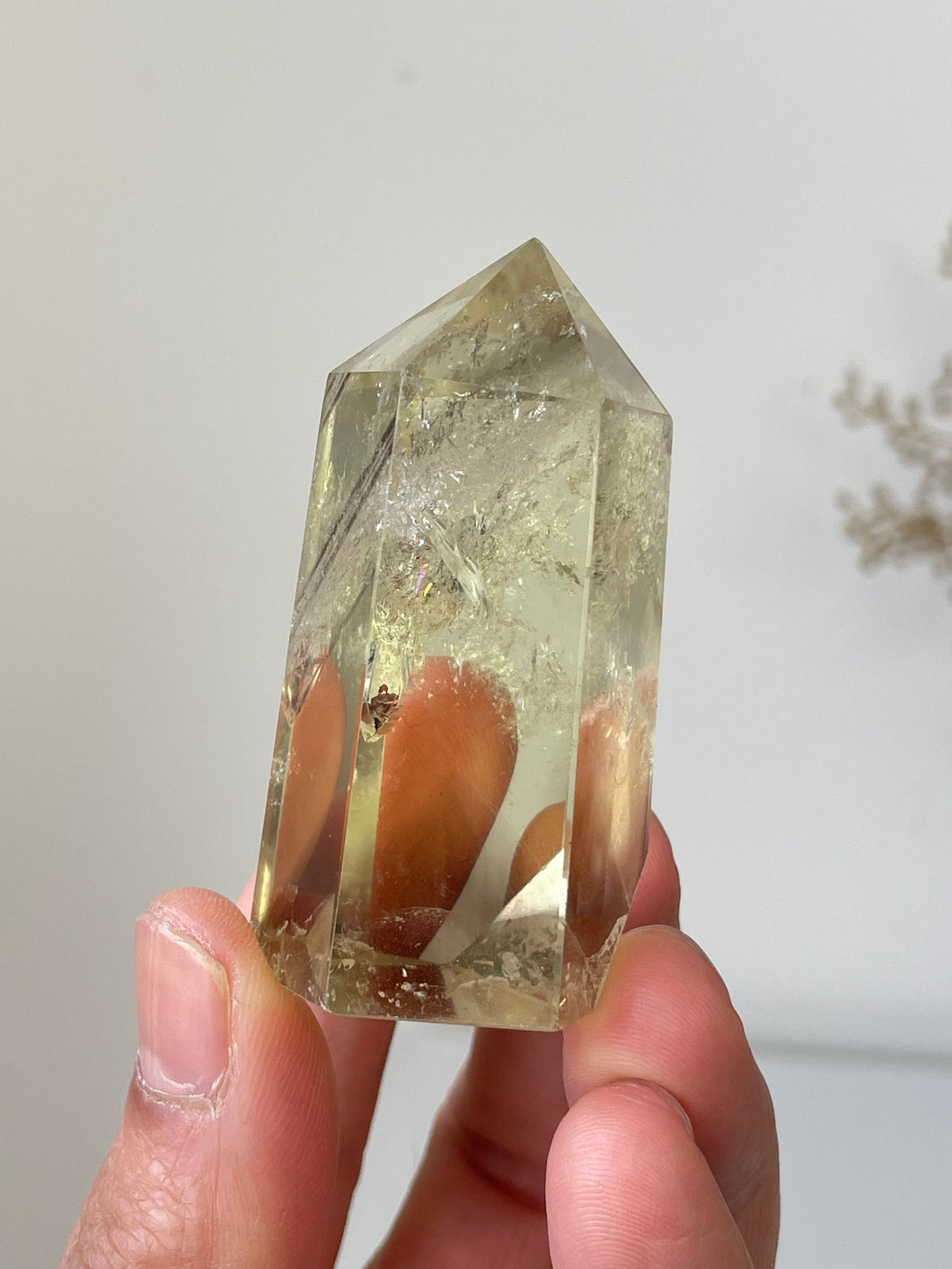 Citrine Crystal Tower T119a