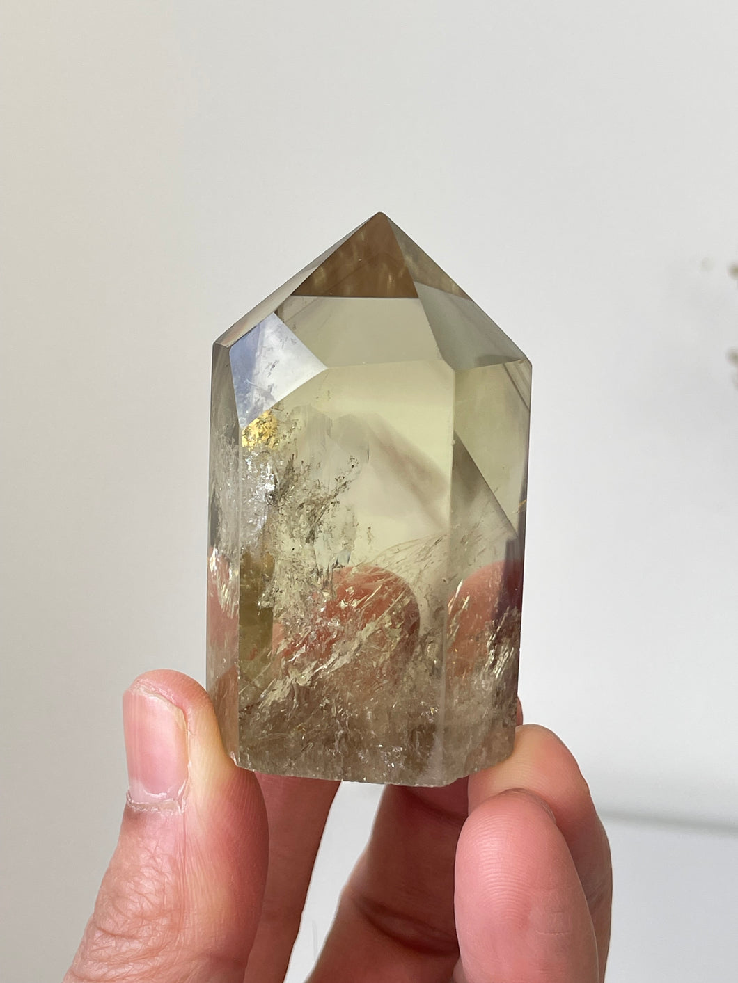 Citrine Crystal Tower T121a