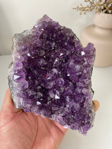 Amethyst High-Grade Natural Crystal Cluster A304