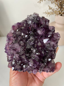 Amethyst High-Grade Natural Crystal Cluster A300