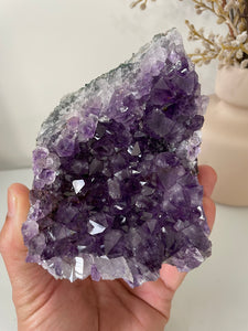 Amethyst High-Grade Natural Crystal Cluster A309