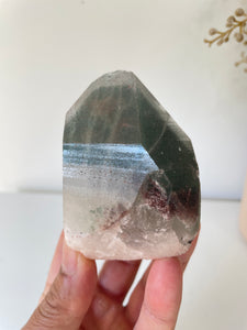 Chlorite Green Phantom Himalayan Quartz Crystal Q287a