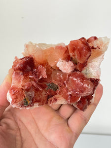 Orange-Red Stilbite Natural Cluster Rare AP591a