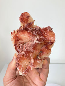 Orange-Red Stilbite Natural Cluster Rare AP595a