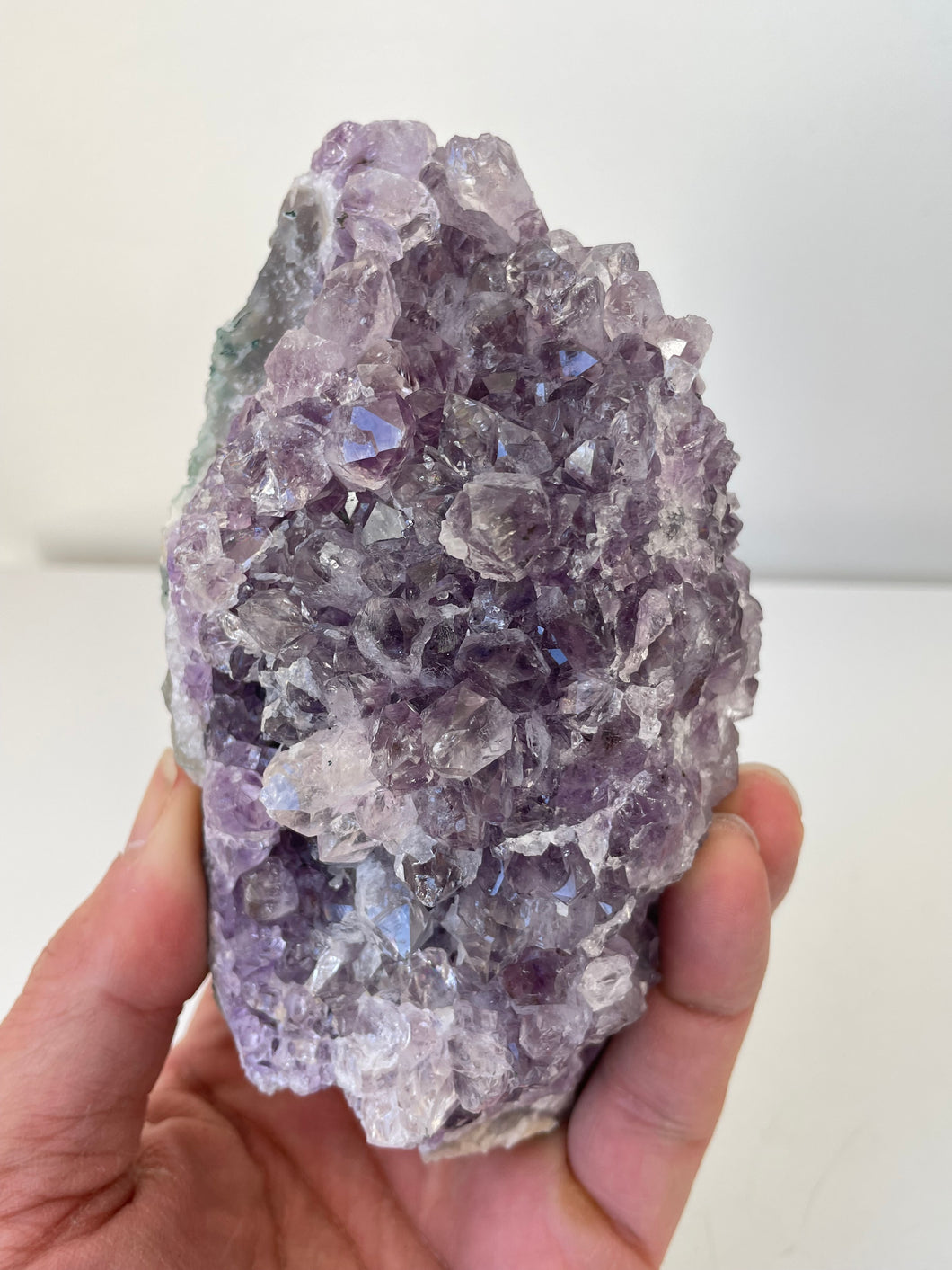 Amethyst Natural Crystal Cluster A382