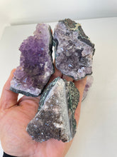 Load image into Gallery viewer, Bulk Lot Amethyst clusters (pack of 5) - K308
