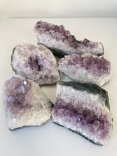 Load image into Gallery viewer, Bulk Lot Amethyst clusters (pack of 5) - K315
