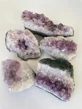 Load image into Gallery viewer, Bulk Lot Amethyst clusters (pack of 5) - K315
