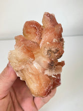 Load image into Gallery viewer, Orange-Red Stilbite Natural Cluster Rare AP627a
