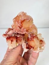 Load image into Gallery viewer, Orange-Red Stilbite Natural Cluster Rare AP629a
