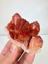 Load image into Gallery viewer, Orange-Red Stilbite Natural Cluster Rare AP630a
