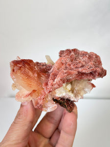 Orange-Red Stilbite Natural Cluster Rare AP631a