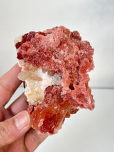 Load image into Gallery viewer, Orange-Red Stilbite Natural Cluster Rare AP631a
