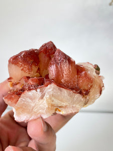 Orange-Red Stilbite Natural Cluster Rare AP633a