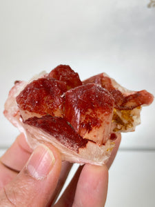 Orange-Red Stilbite Natural Cluster Rare AP633a