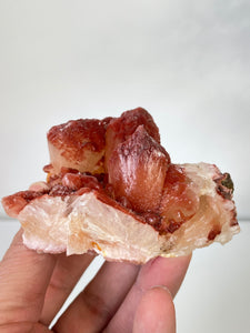 Orange-Red Stilbite Natural Cluster Rare AP633a